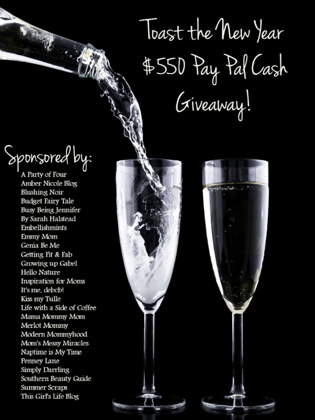 $550 Pay Pal Cash Givaway
